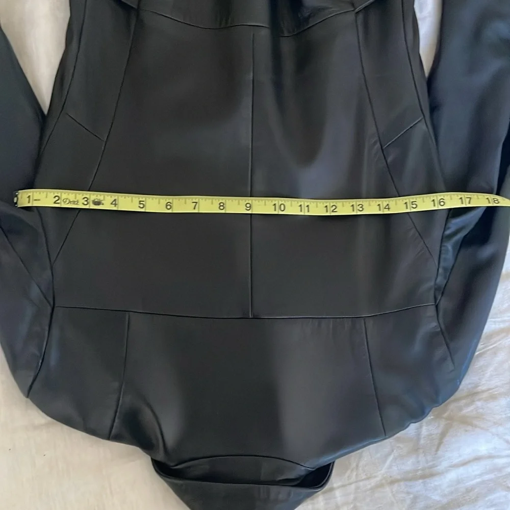 Allsaints Black Leather Jacket- Limited Edition - Picture 7 of 8